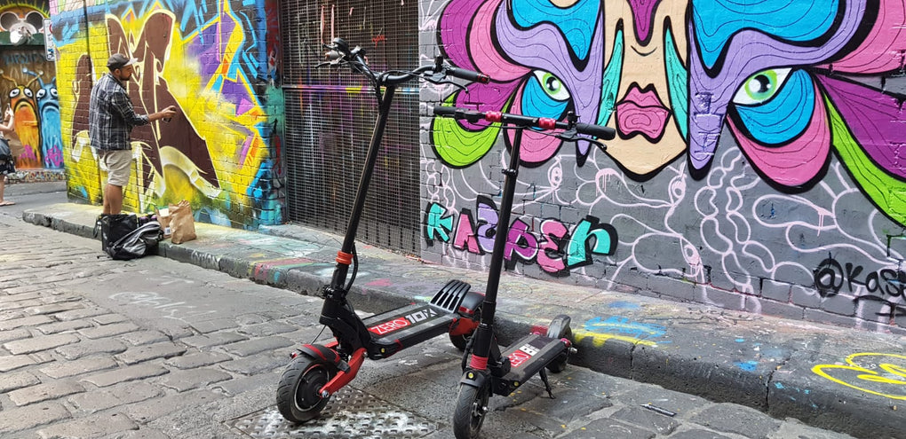 ZERO Scooter in the streets of Mexico